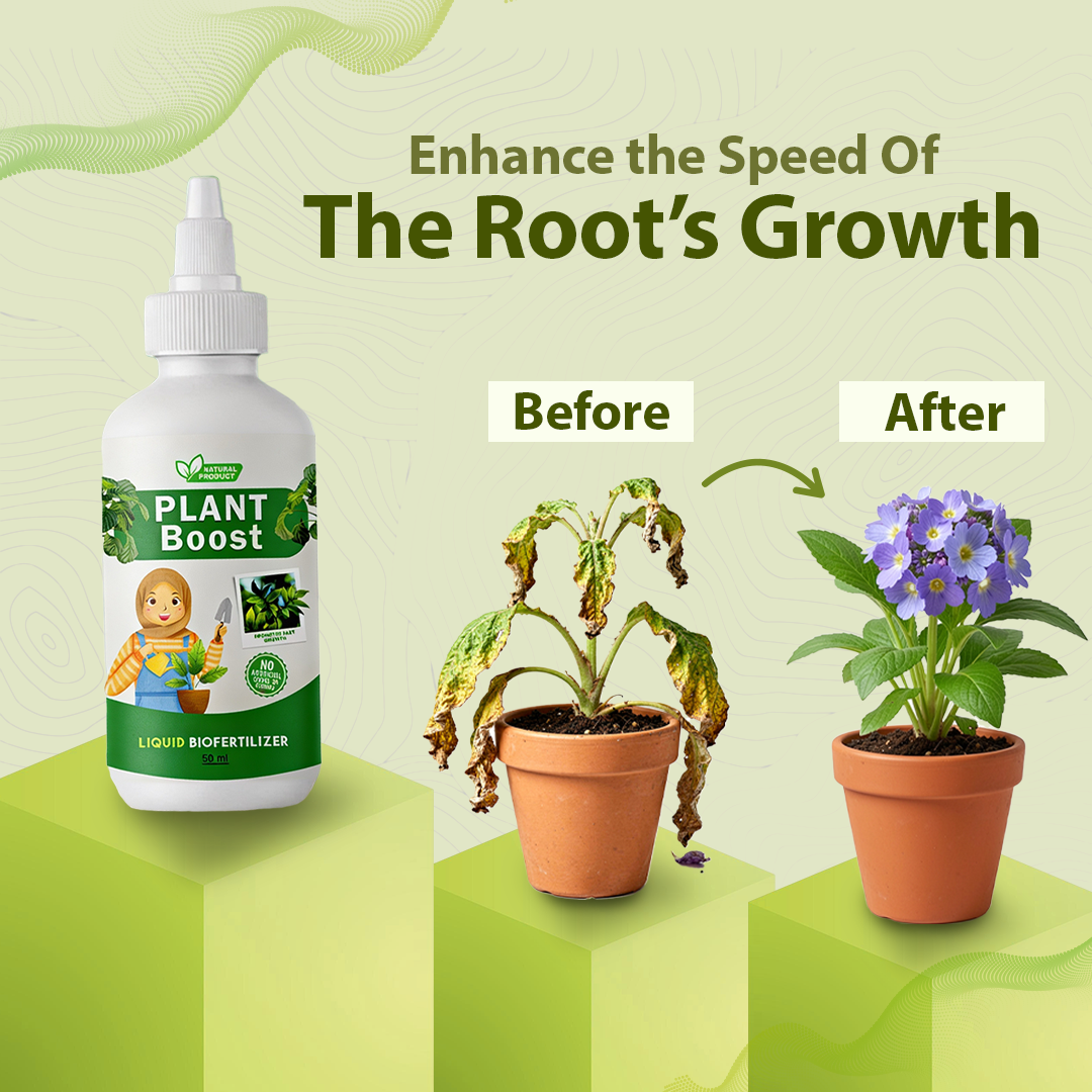 Organic Plant Boost - Faster Growth & Stronger Roots